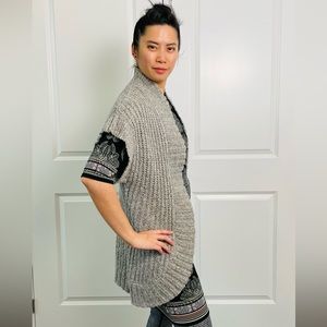 Mac & Jac Grey Cardigan Sweater (XS)